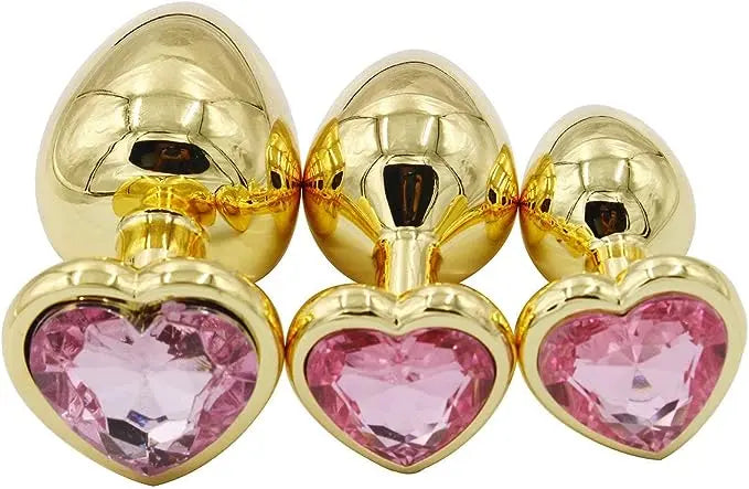 3 Set Anal Plug of 3 sizes by Lover Senses Lover Thingz