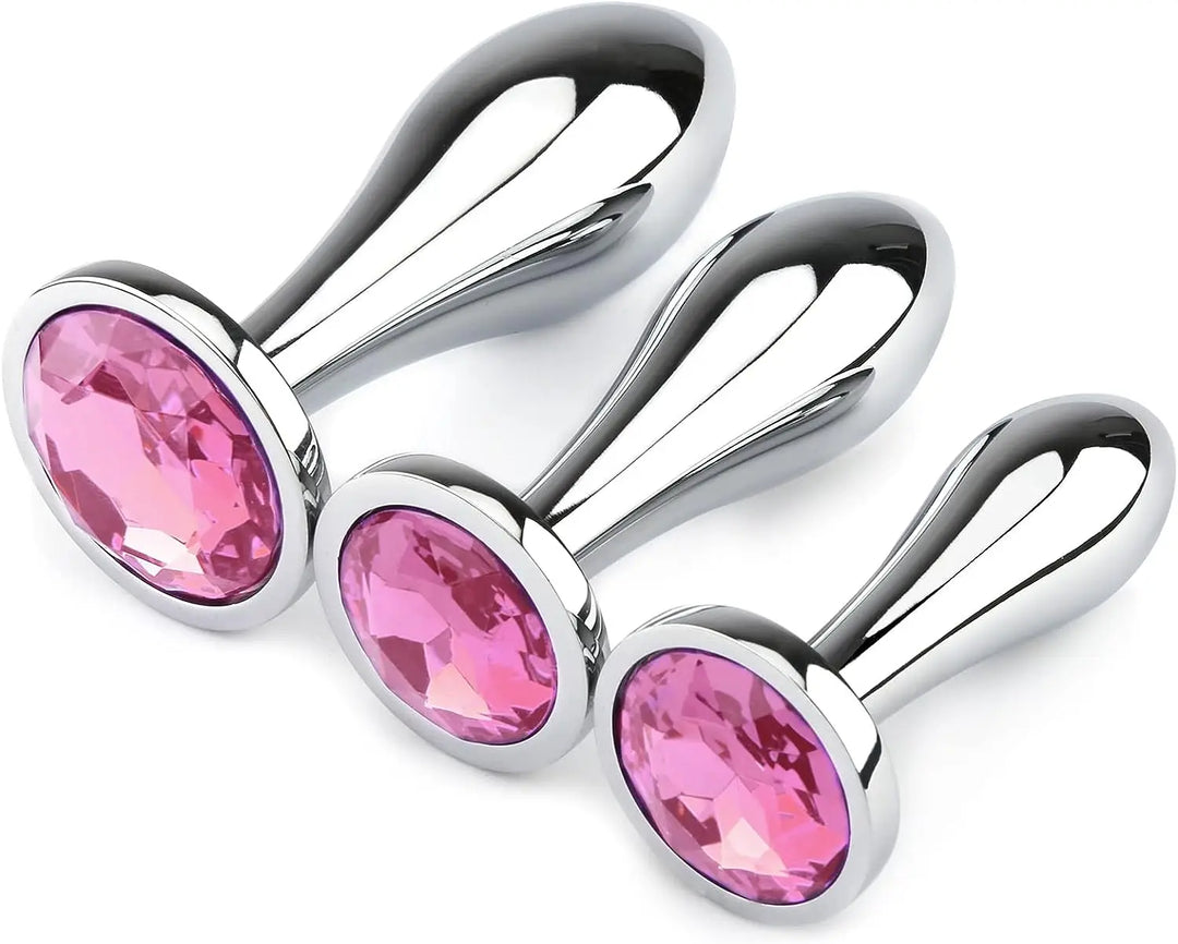 3 Size Oval Anal Plug by Lover Senses Lover Thingz