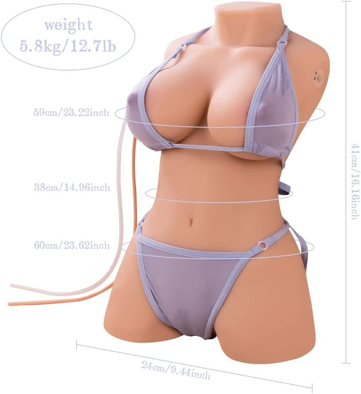 Mini muñeca sexual de 5,8 kg con vagina realista de Lover Senses 