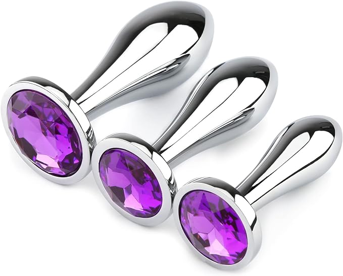 3 Size Oval Anal Plug by Lover Senses