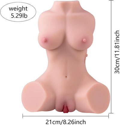 Muñeca sexual de tamaño natural de 5,2 kg con vagina realista de Lover Senses 