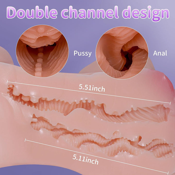 Muñeca sexual de tamaño natural de 5,9 kg con vagina realista de Lover Senses 