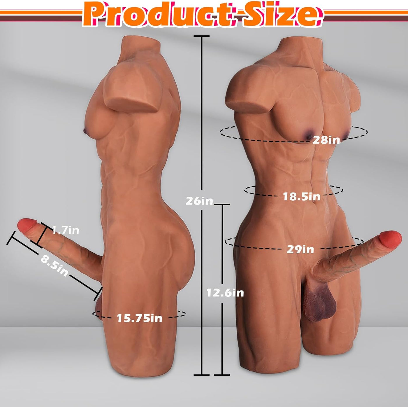 The Hercules 35lb with Anal hole by Lover Senses