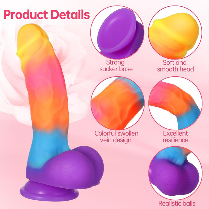 Mixed Shapes Dildo by Lover Senses