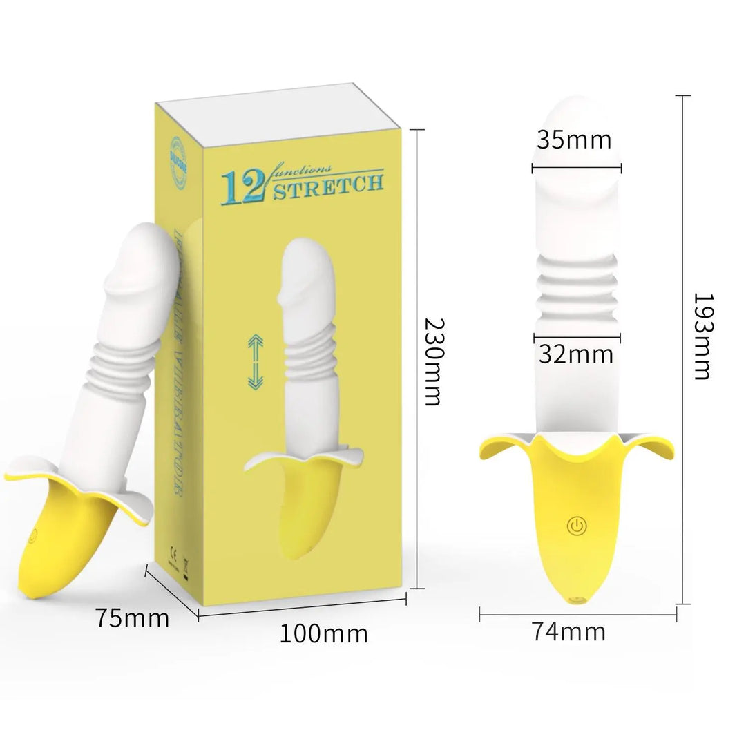 Banana Thruster Dildo by Lover Senses The Busy Beaver Sex Store