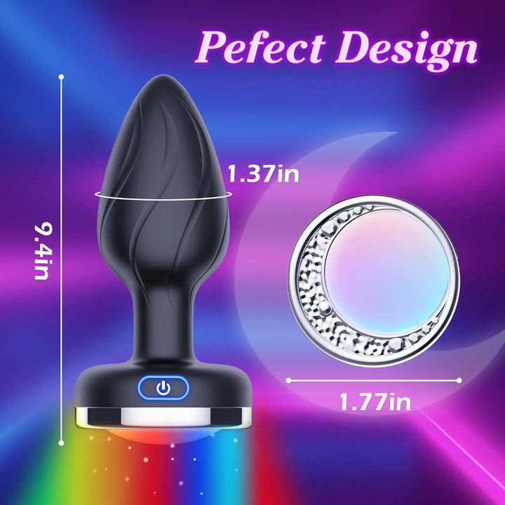 Black Vibe Butt Plug by Lover Senses The Busy Beaver Sex Store