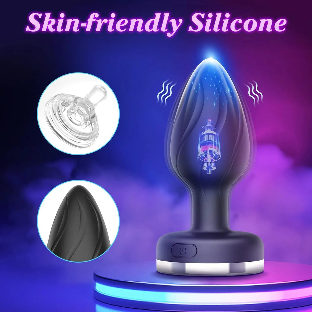 Black Vibe Butt Plug by Lover Senses The Busy Beaver Sex Store