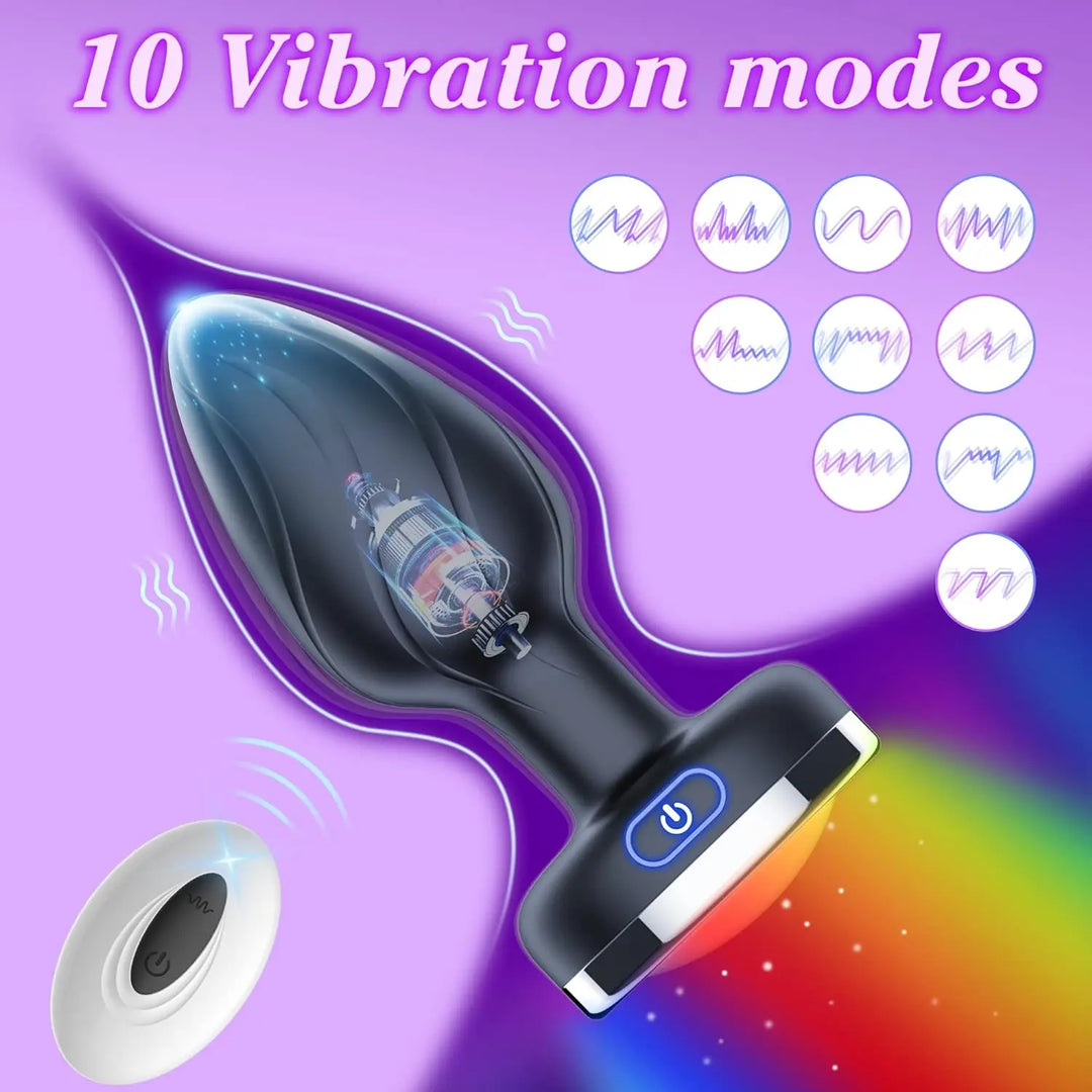 Black Vibe Butt Plug by Lover Senses The Busy Beaver Sex Store