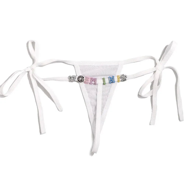 Custom Diamond Name Pantie by Lover Senses Lover Thingz