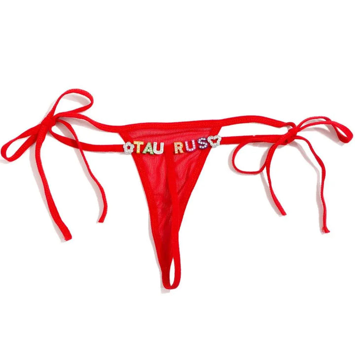 Custom Diamond Name Pantie by Lover Senses Lover Thingz