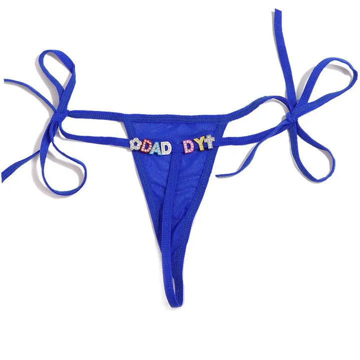 Custom Diamond Name Pantie by Lover Senses Lover Thingz