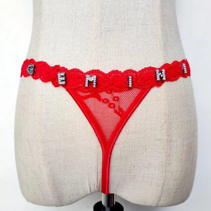 Custom Name Pantie 2.0 by Lover Senses Lover Thingz