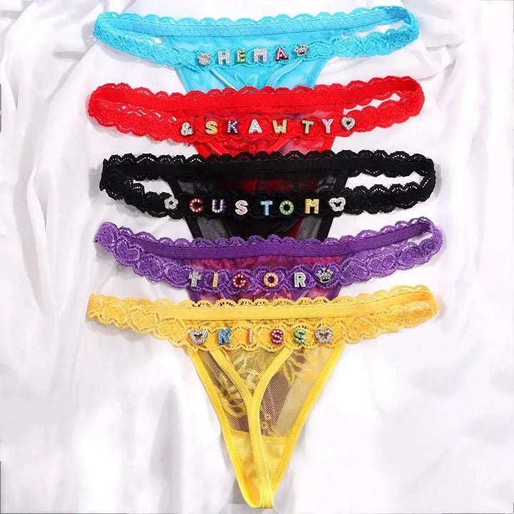 Custom Name Pantie 2.0 by Lover Senses Lover Thingz