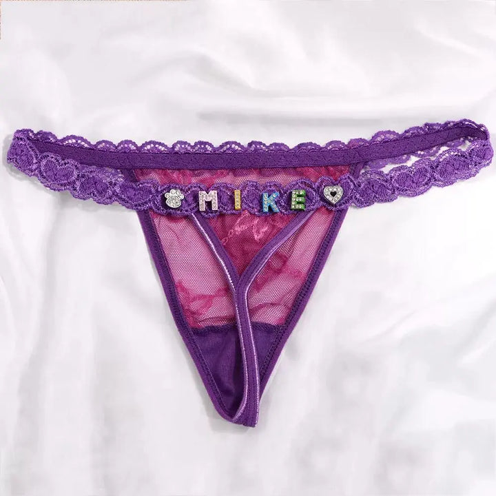 Custom Name Pantie 2.0 by Lover Senses Lover Thingz