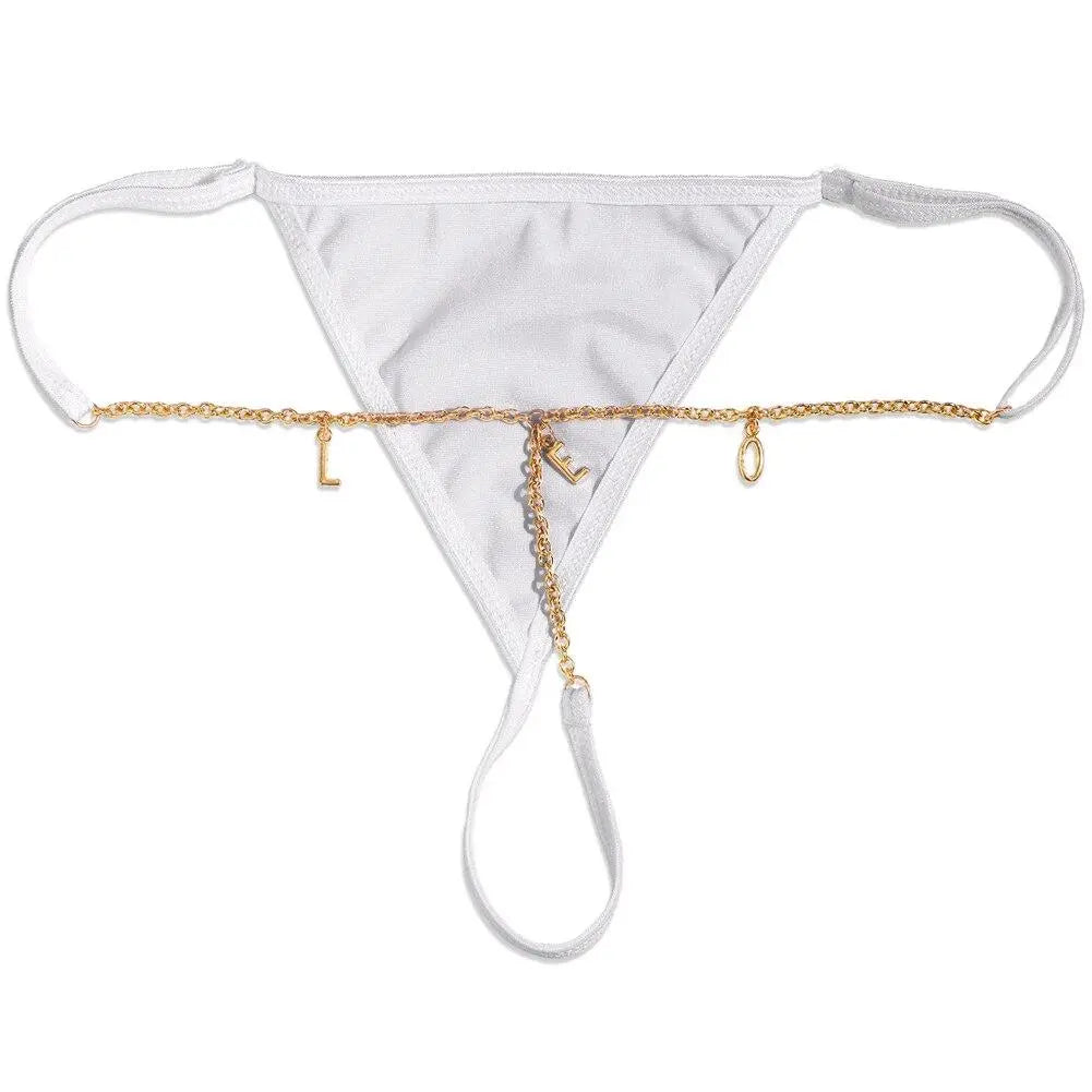 Custom Name Thong by Lover Senses Lover Thingz