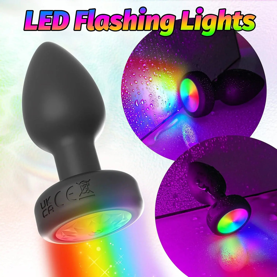 Disco Vibrating Butt Plug by Lover Senses The Busy Beaver Sex Store