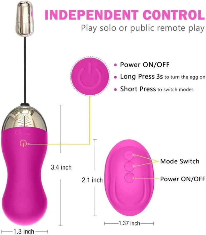 Eggy Remote Vibrator by Lover Senses The Busy Beaver Sex Store