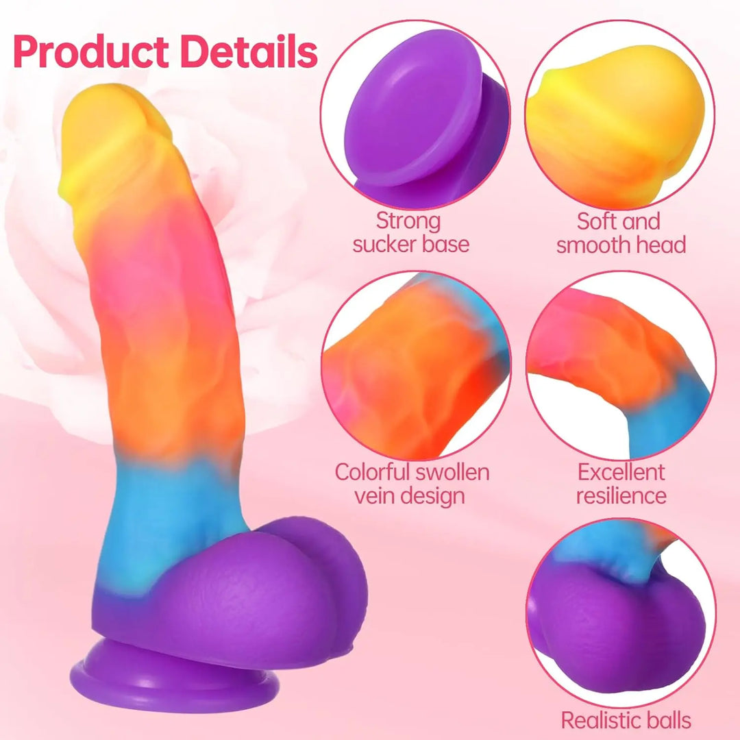 Mixed Shapes Dildo by Lover Senses Lover Thingz