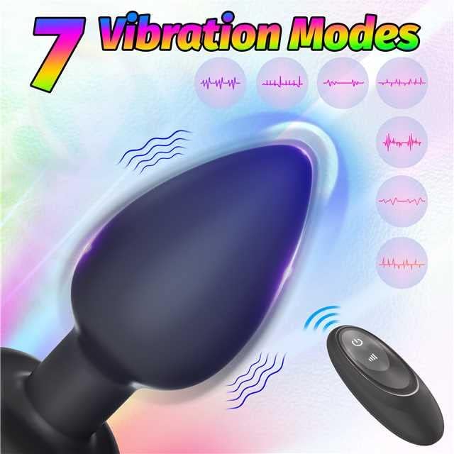 Disco Vibrating Butt Plug by Lover Senses