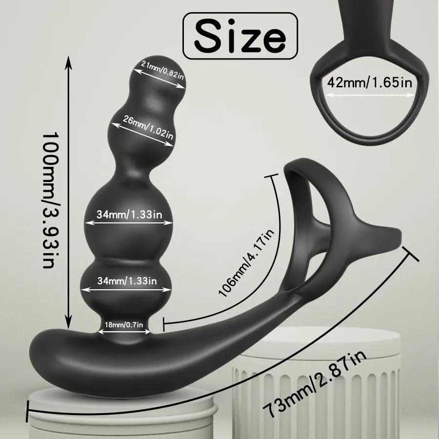 Prostate Massager Vibrator by Lover Senses The Busy Beaver Sex Store