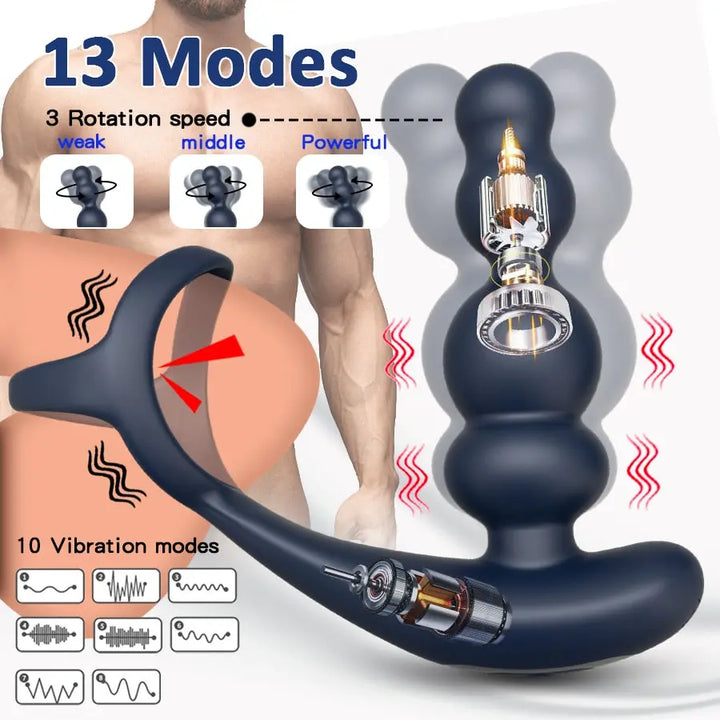 Prostate Massager Vibrator by Lover Senses The Busy Beaver Sex Store