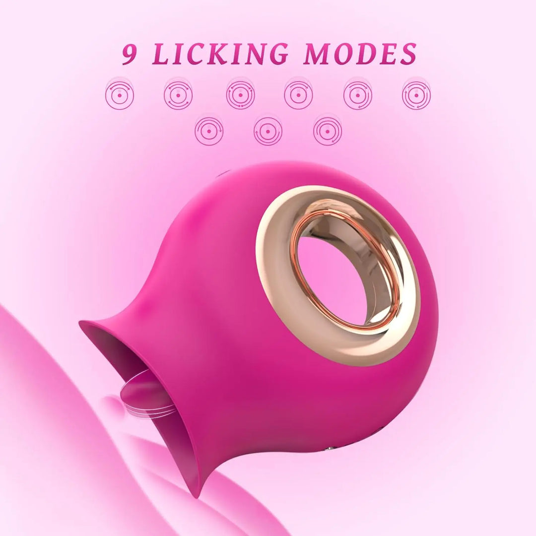 Ring & Tongue Vibrator by Lover Senses The Busy Beaver Sex Store