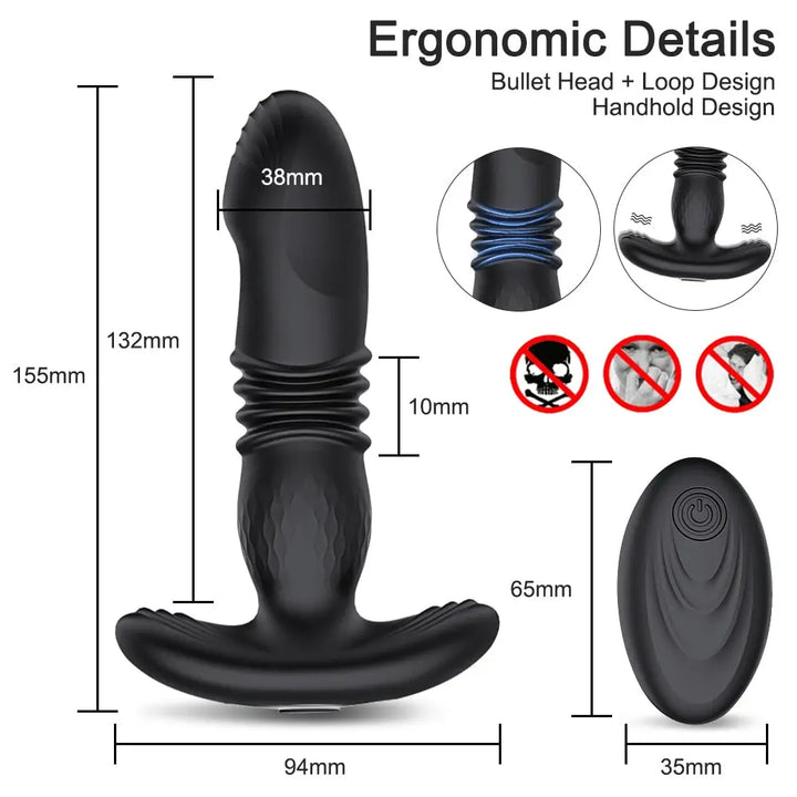 Telescopic Anal Vibrator by Lover Senses The Busy Beaver Sex Store