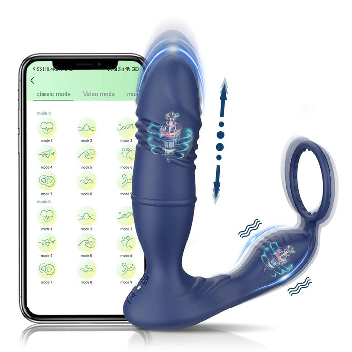 Thrusting Prostate Massager The Busy Beaver Sex Store