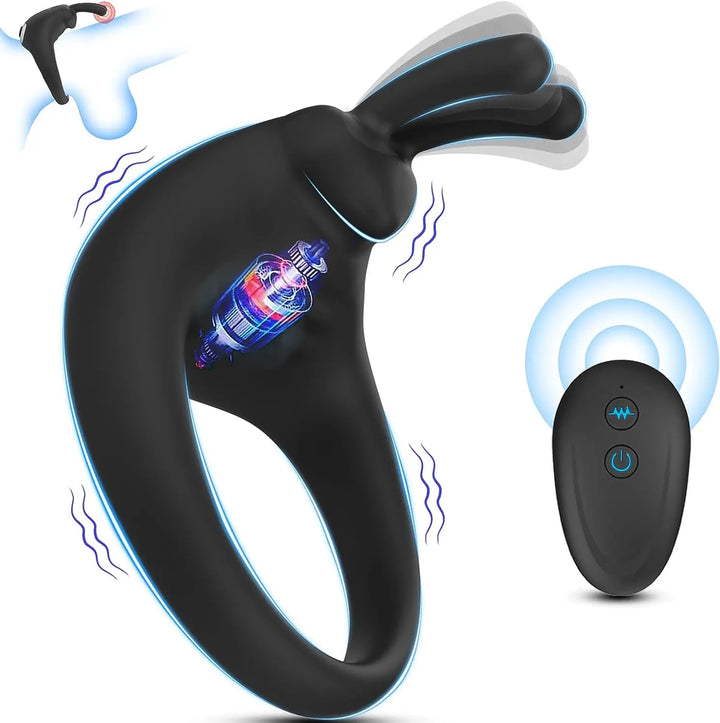 Vibrating cock ring by LoverSenses Birdsexy